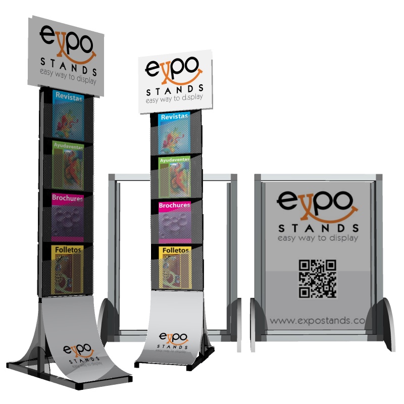 Porta brochure - Display Publicitario - Rompe tráfico